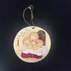 Vintage La Berge 1994 Set Of 4 Clay Christmas Ornaments