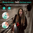 Fauxomor 140db Personal Safety Alarm For Women 6pack Self Defense 6 Colors