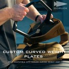 9 25lb And 6 25lb Curved Ruck Plate Compatible With Goruck Rucking Weight Vests