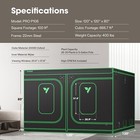 Vivosun P108 2000d Advance Grow Tent Hydroponics Indoor Plants Box 120   120   80 