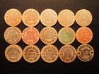  15  Hershey  Pennsylvania Wooden Nickel Tokens - Antique Automobile Club Coins