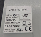 Vintage-sony Model Mpf920  3 5 Floppy Drive