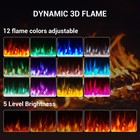 60  Electric Fireplace Recessed Insert Or Wall Mounted Standing Electric Heater