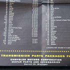 Mopar Powerflite Transmission Dealership Poster 1961 Chrysler Plymouth Dodge Vtg