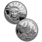 2001-w 4-coin Proof Platinum American Eagle Set  w box   Coa  