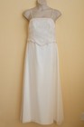 Alfred Angelo Ivory Beaded Empire Waist Formal wedding Gown- Size 12