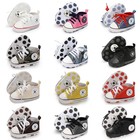 Kidsun Unisex Baby Boy Girl Canvas Sneaker Soft Sole Infant Lace Up Newborn A   