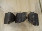 3 Vintage Mahogany Carved Wood Furniture Decorative Victorian Small Corbels