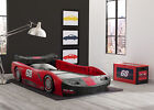 Boys Red Turbo Race Car Twin Plastic Toddler Race Car Bed Kid Child Bedroom New