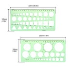 Circle Template   Geometric Drawings Templates Scale Drafting Stencils For Ar   
