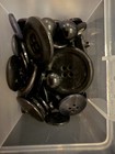 Large Vintage And Antique Button Lot Mixed All Kinds With Storage Container