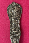 Pensacola Florida Seal Alligator Indian Canoe 5 5  Sterling Souvenir Spoon 19 5g