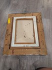 Vintage Mid-century Modern Cityscape Oil Painting Signed L Nicole Gold Frame Mcm