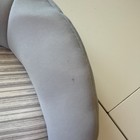 Gray And White Baby Car Seat Head Support And Seat Cushion For Infant Toddler