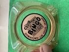Club Bingo Downtown Las Vegas Nevada Glass Ashtray Gaming Advertising Vintage