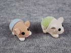 Zhu Zhu Pets 2 Flocked Felt Mouse Lot Roller Balls Tested works 2009