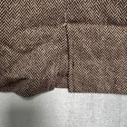 Vintage Star C c c  Skirt Juniors 9 10 Brown Herringbone Tweed Mini Wool Usa Nos