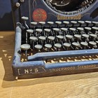 Underwood Standard Typewriter No 5 Antique 1917 Patent For Parts - Display Only