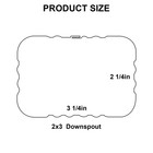 Gutter Downspout S-shape Style A  offset 3  2    X 3    Elbows White