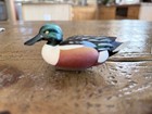 Jett Brunet 2016 Ducks Unlimited Northern Shoveler Duck Miniature Decoy Figurine