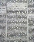 Start Of The Civil War Eve Bombing Of Fort Sumter One Day Away 1861 Ny Newspaper