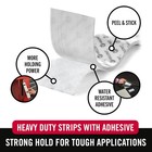Velcro Brand Heavy Duty Hook   Loop Strips 4x2 Inch White Holds 10 Lbs 4 Sets