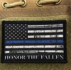 Captain America Thin Blue Line Morale Patch Tactical Military Flag Usa Police