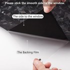 Total Blackout Window Privacy Film Static Cling decorative Frosted Window