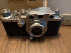1946-47 Leica Iiic Rangefinder Camera Leitz Summar 5cm F 2