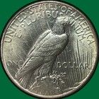 1935 Peace Dollar Brilliant Uncirculated Bu Coin  42057