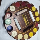 Wood Drueke  508 Carousel Antique Vintage Mixed Lot 330 Poker Chips Clay   Other