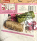 Macrame Starter Kit 7 Piece Kit Simple Step By Step Beads   Jute New