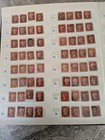Queen Victoria Penny Red Plates Four Complete Sets 71-224 Fine Condition