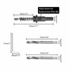 Suiwotin 108mm 4 25 Inch Bi-metal Wood Hole Saw - Cuts Smooth   Fast Through