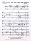 How Can You Kiss Those Good Times Goodbye Sheet Music Sherry 1967 Musical Flop