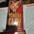 Monster Clay Sculpting Kit W  Tool Set And 1 Lb  Monster Clay Lot Of 2