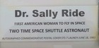 Sally Ride Signed Autographed Photo Collage