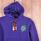 Baseball Lifestyle 101 Youth Hoodie Small Purple Polyester Long Sleeve Pullover