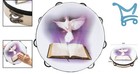 10 Inch Dove Bible Double Row Jingle Tambourine For Choir Church Worship