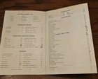 Vintage 1940s Chief s Soda Shoppe Menu Shop Diner Fountain Restaurant 
