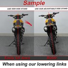 Fit For Yamaha Yz250f yz450f 2014-2024 Kickstand Sidestand Support Stand 