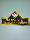Vintage Embroidered Automotive Gasoline Patch Unused - Sas Service Merchandiser
