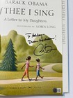 President Barack Obama Signed Of Thee I Sing Book Letter To My Daughters Bas C