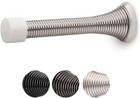 20 Pack Spring Door Stopper With Rubber Bumper Satin Nickel 3-1 8  Flexible S   