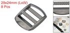4pcs Ladder Lock Buckle Slider 1-1 2  Zinc Alloy Adjustable Buckle  Black 7