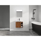 Wall-mounted Bathroom Vanity White Ceramic Sink Soft-close Doors