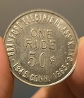 1965 Branford Electric Ry  East Haven  Ct Transit Trolley Token - Connecticut