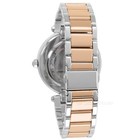 Michael Kors Parker Womens Pave Crystal Watch White Dial Two Tone Rose Gold Band