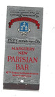 The Marguery Restaurant Francais   Matchcover  270 Park Avenue   Nyc