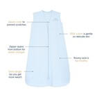 Wearable Blanket Sleep Sack 100  Cotton Tog 0 5 Medium Baby Blue Halo 6-12